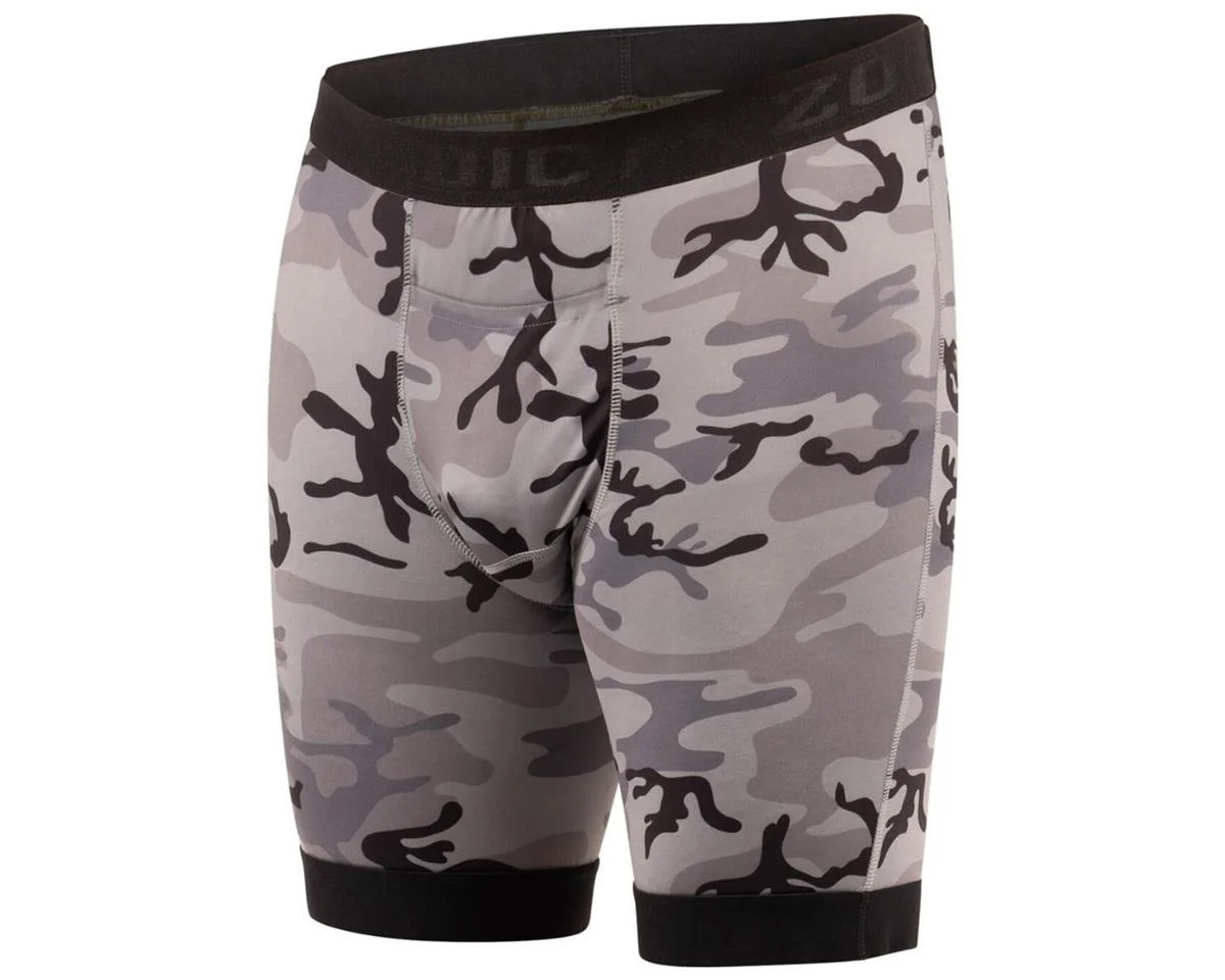 ZOIC Premium Print Liner Shorts (Grey Camo) (S)